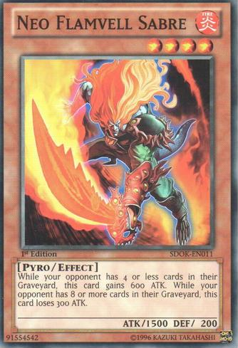 Neo Flamvell Sabre [SDOK-EN011] Common | Jomio and Rueliete's Cards and Comics