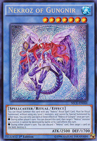 Nekroz of Gungnir [SECE-EN044] Secret Rare | Jomio and Rueliete's Cards and Comics