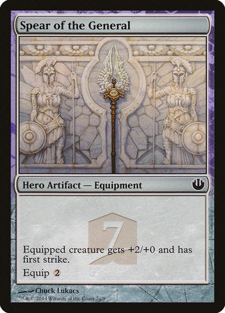 Spear of the General [Journey into Nyx Hero's Path] | Jomio and Rueliete's Cards and Comics