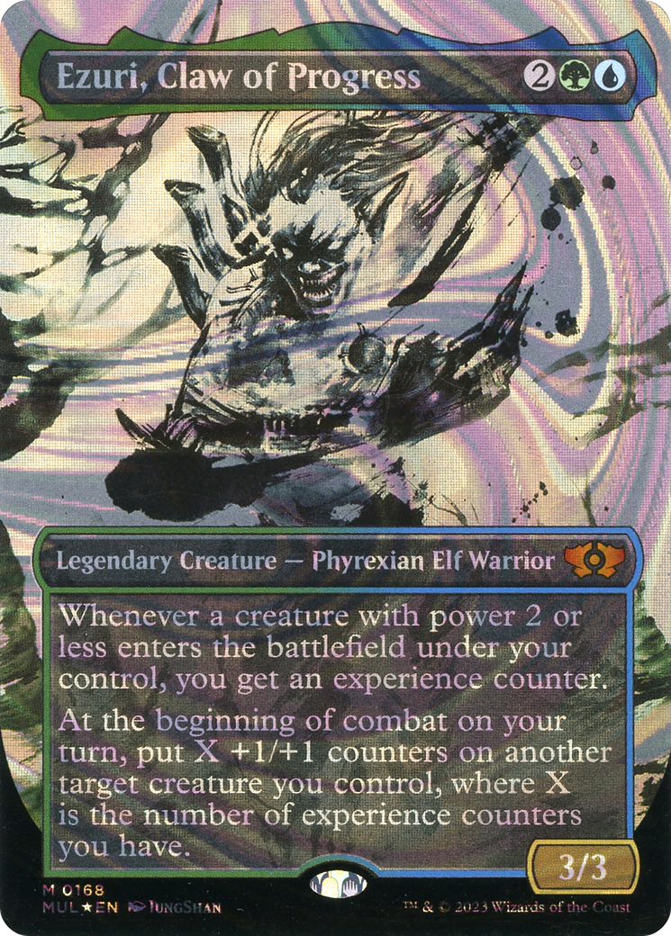 Ezuri, Claw of Progress (Halo Foil) [Multiverse Legends] | Jomio and Rueliete's Cards and Comics
