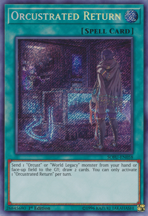 Orcustrated Return [SOFU-EN058] Secret Rare | Jomio and Rueliete's Cards and Comics