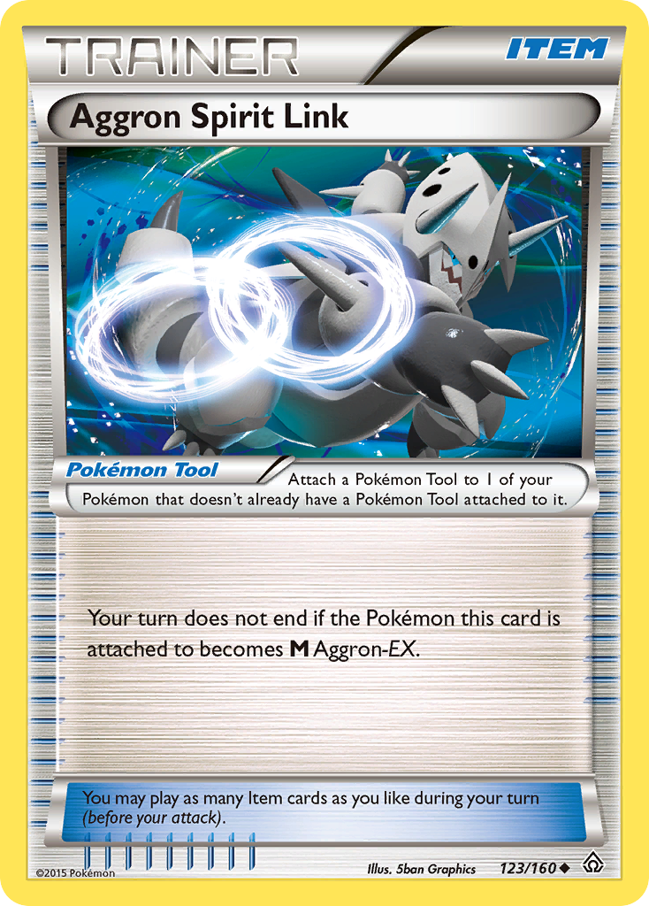 Aggron Spirit Link (123/160) [XY: Primal Clash] | Jomio and Rueliete's Cards and Comics