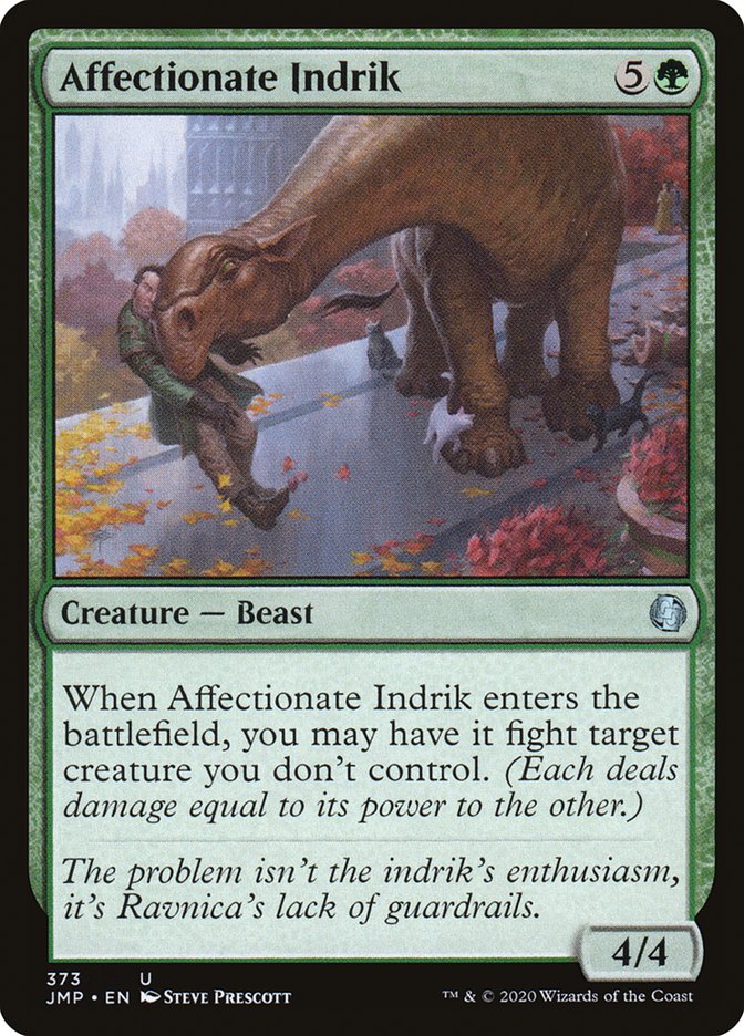 Affectionate Indrik [Jumpstart] | Jomio and Rueliete's Cards and Comics