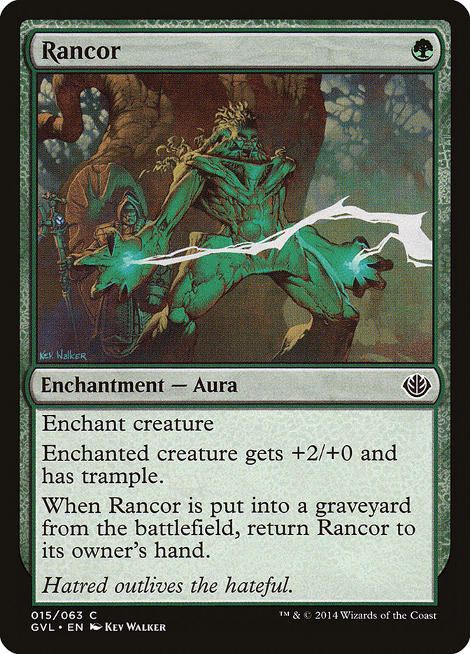 Rancor (Garruk vs. Liliana) [Duel Decks Anthology] | Jomio and Rueliete's Cards and Comics