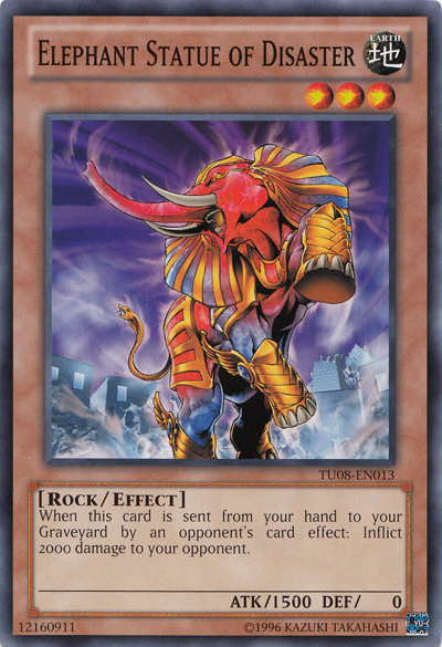 Elephant Statue of Disaster [TU08-EN013] Common | Jomio and Rueliete's Cards and Comics