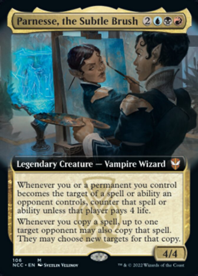 Parnesse, the Subtle Brush (Extended Art) [Streets of New Capenna Commander] | Jomio and Rueliete's Cards and Comics