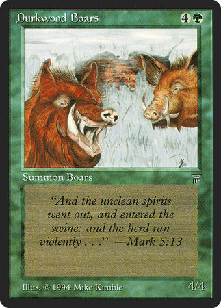 Durkwood Boars [Legends] | Jomio and Rueliete's Cards and Comics