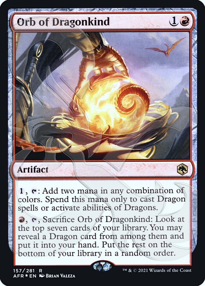 Orb of Dragonkind (Ampersand Promo) [Dungeons & Dragons: Adventures in the Forgotten Realms Promos] | Jomio and Rueliete's Cards and Comics