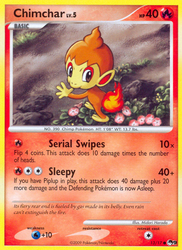 Chimchar (13/17) [POP Series 9] | Jomio and Rueliete's Cards and Comics