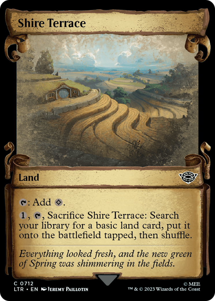 Shire Terrace [The Lord of the Rings: Tales of Middle-Earth Showcase Scrolls] | Jomio and Rueliete's Cards and Comics