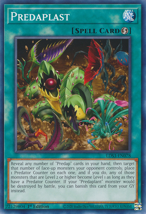 Predaplast [LDS3-EN078] Common | Jomio and Rueliete's Cards and Comics
