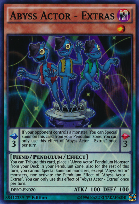 Abyss Actor - Extras [DESO-EN020] Super Rare | Jomio and Rueliete's Cards and Comics