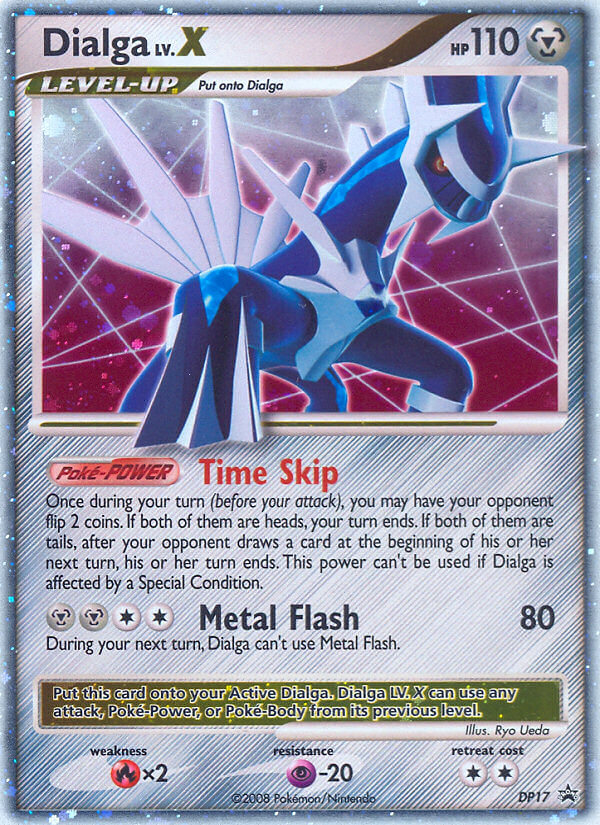 Dialga LV.X (DP17) [Diamond & Pearl: Black Star Promos] | Jomio and Rueliete's Cards and Comics