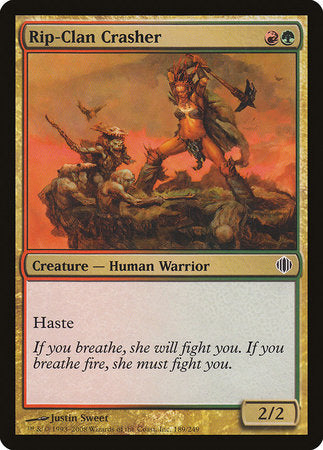 Rip-Clan Crasher [Shards of Alara] | Jomio and Rueliete's Cards and Comics