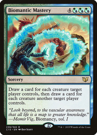 Biomantic Mastery [Commander 2015] | Jomio and Rueliete's Cards and Comics