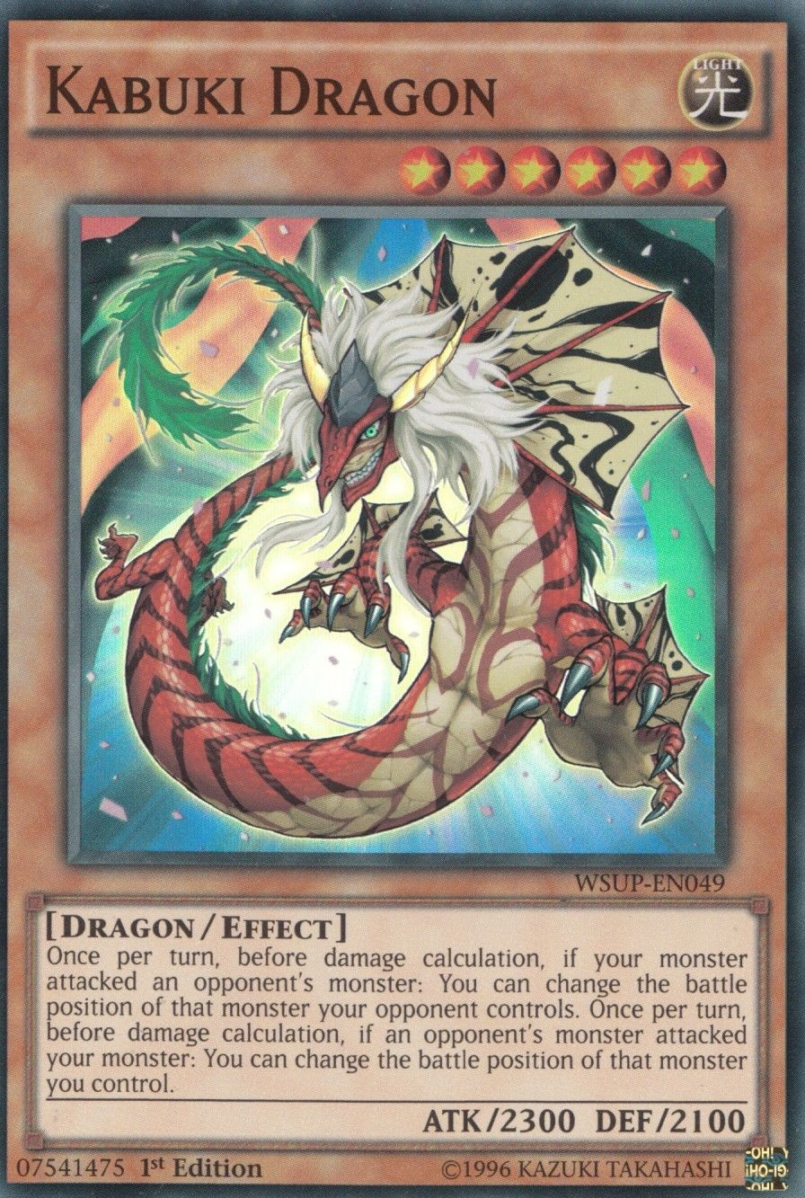 Kabuki Dragon [WSUP-EN049] Super Rare | Jomio and Rueliete's Cards and Comics