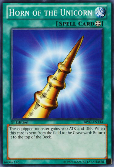 Horn of the Unicorn [BP02-EN134] Common | Jomio and Rueliete's Cards and Comics
