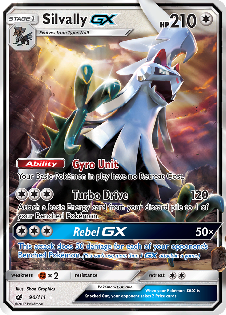 Silvally GX (90/111) [Sun & Moon: Crimson Invasion] | Jomio and Rueliete's Cards and Comics