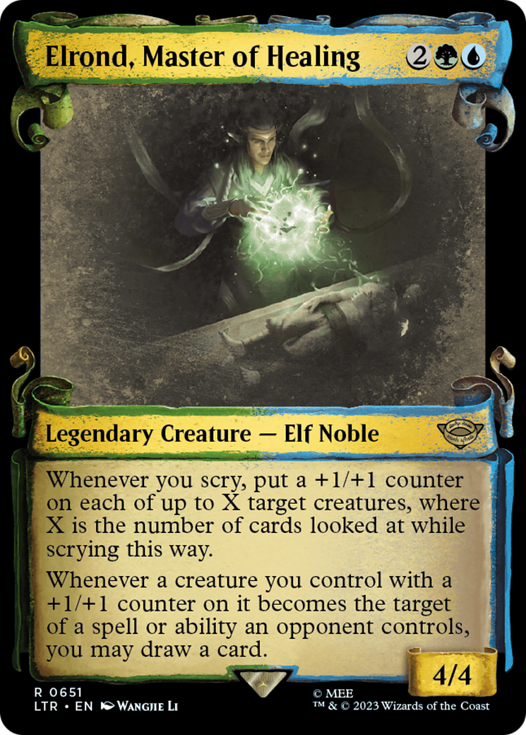 Elrond, Master of Healing [The Lord of the Rings: Tales of Middle-Earth Showcase Scrolls] | Jomio and Rueliete's Cards and Comics