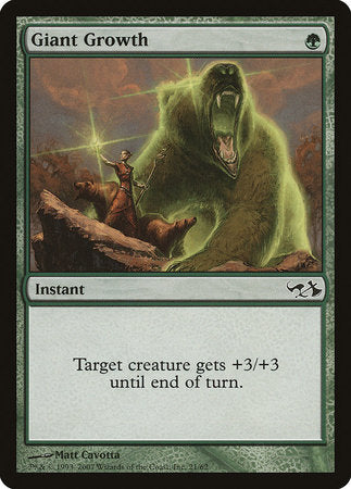 Giant Growth [Duel Decks: Elves vs. Goblins] | Jomio and Rueliete's Cards and Comics