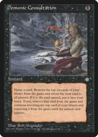 Demonic Consultation [Ice Age] | Jomio and Rueliete's Cards and Comics