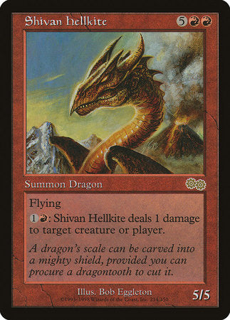 Shivan Hellkite [Urza's Saga] | Jomio and Rueliete's Cards and Comics