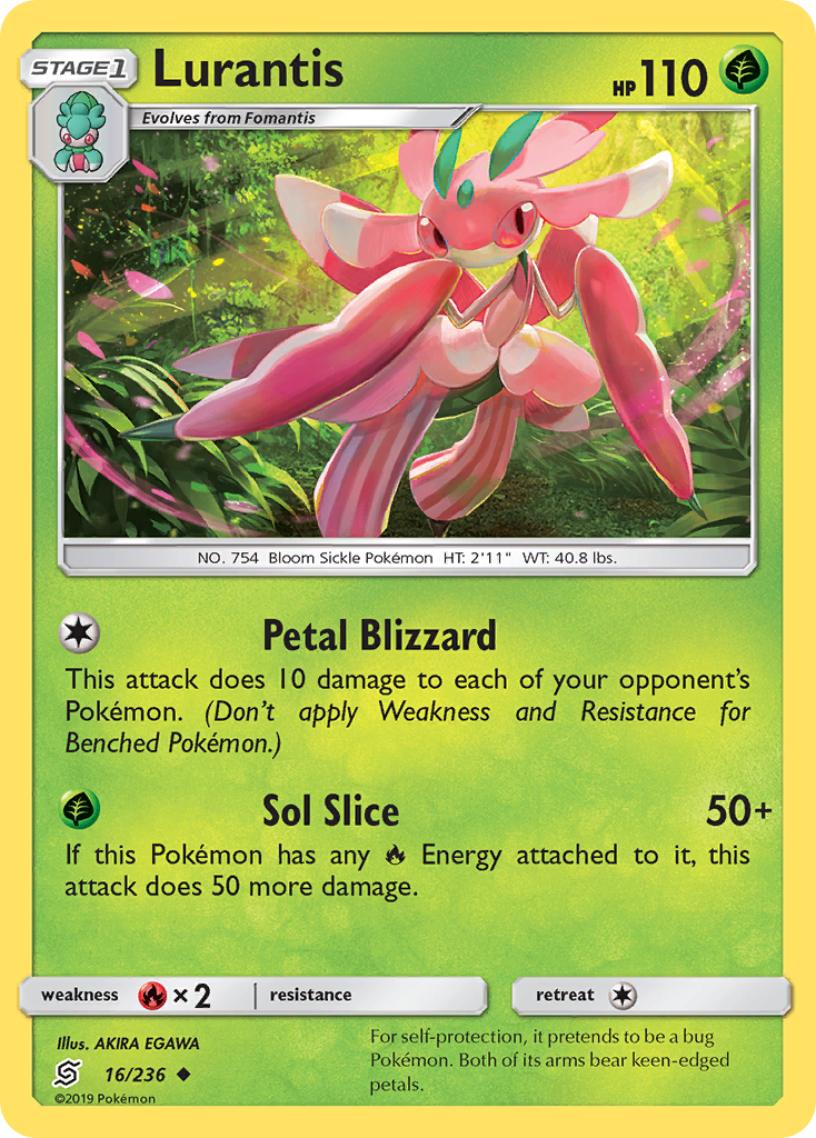 Lurantis (16/236) [Sun & Moon: Unified Minds] | Jomio and Rueliete's Cards and Comics