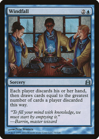 Windfall [Commander 2011] | Jomio and Rueliete's Cards and Comics