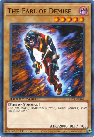 The Earl of Demise [SS05-ENA03] Common | Jomio and Rueliete's Cards and Comics