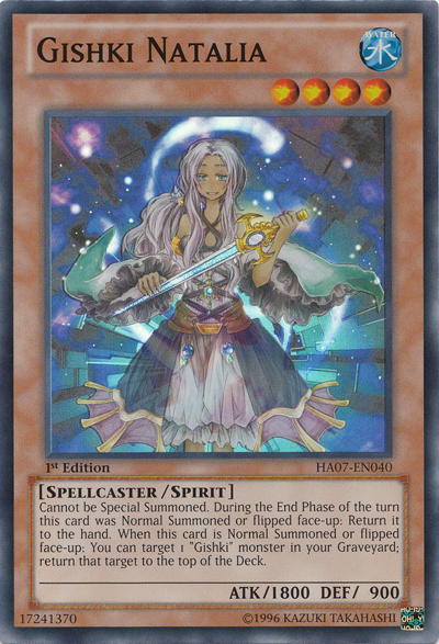 Gishki Natalia [HA07-EN040] Super Rare | Jomio and Rueliete's Cards and Comics