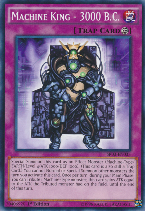 Machine King - 3000 B.C. [SR03-EN035] Common | Jomio and Rueliete's Cards and Comics