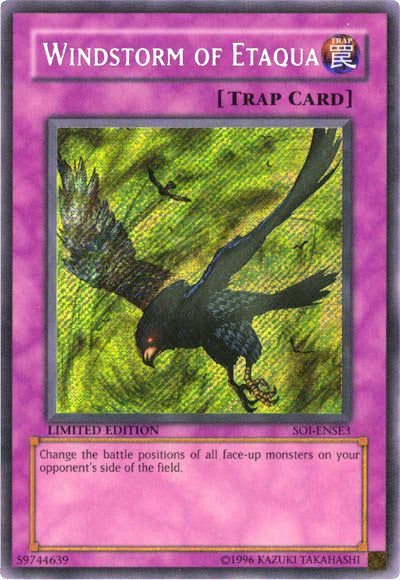 Windstorm of Etaqua [SOI-ENSE3] Secret Rare | Jomio and Rueliete's Cards and Comics