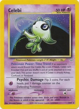 Celebi (3/64) [Neo Revelation Unlimited] | Jomio and Rueliete's Cards and Comics