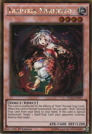 Traptrix Myrmeleo [PGL2-EN037] Gold Rare | Jomio and Rueliete's Cards and Comics
