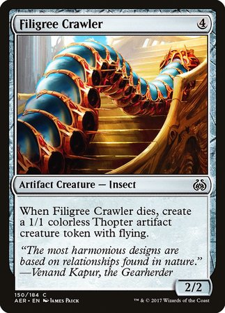 Filigree Crawler [Aether Revolt] | Jomio and Rueliete's Cards and Comics