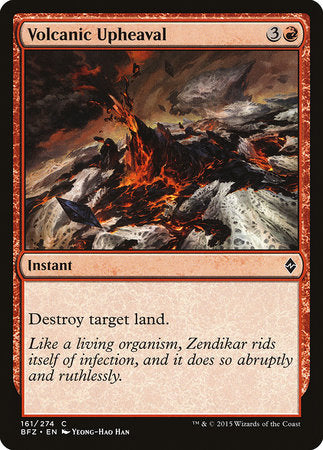 Volcanic Upheaval [Battle for Zendikar] | Jomio and Rueliete's Cards and Comics