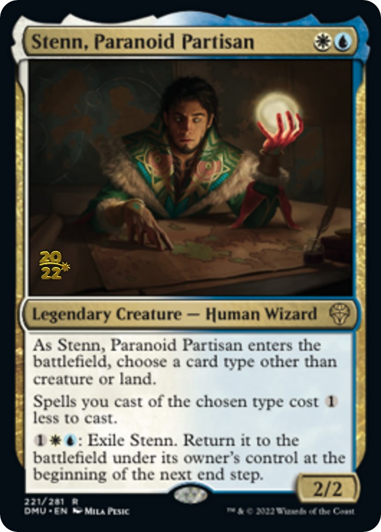 Stenn, Paranoid Partisan [Dominaria United Prerelease Promos] | Jomio and Rueliete's Cards and Comics