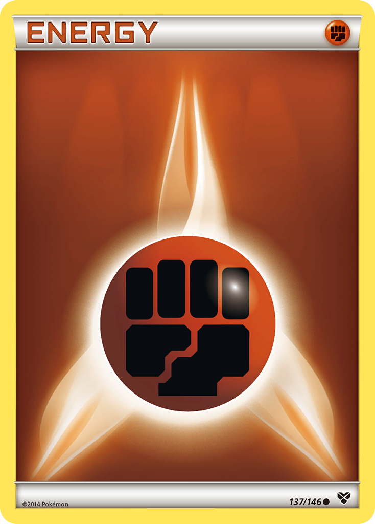 Fighting Energy (137/146) [XY: Base Set] | Jomio and Rueliete's Cards and Comics
