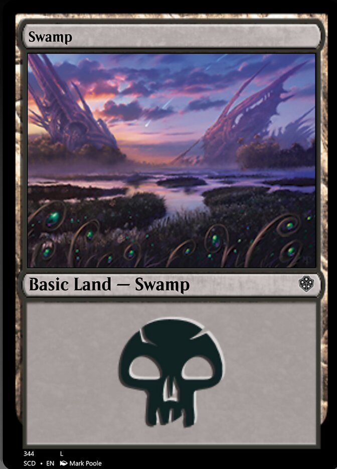 Swamp (344) [Starter Commander Decks] | Jomio and Rueliete's Cards and Comics