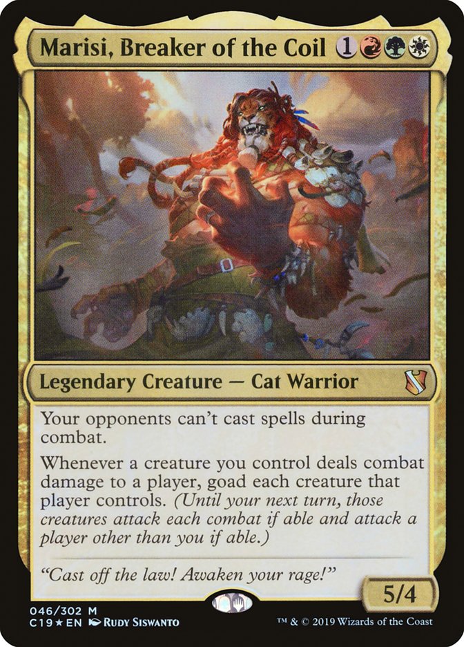 Marisi, Breaker of the Coil [Commander 2019] | Jomio and Rueliete's Cards and Comics