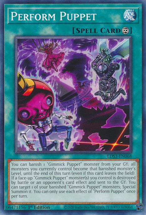 Perform Puppet [LDS3-EN068] Common | Jomio and Rueliete's Cards and Comics