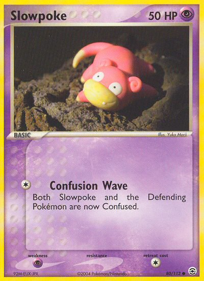 Slowpoke (80/112) [EX: FireRed & LeafGreen] | Jomio and Rueliete's Cards and Comics