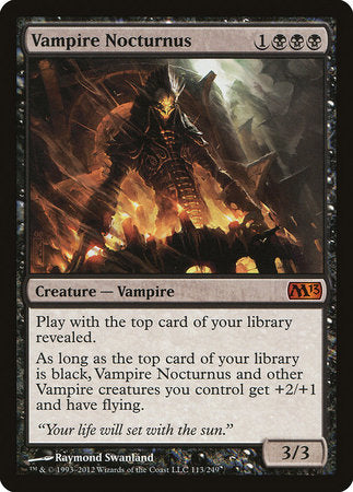 Vampire Nocturnus [Magic 2013] | Jomio and Rueliete's Cards and Comics