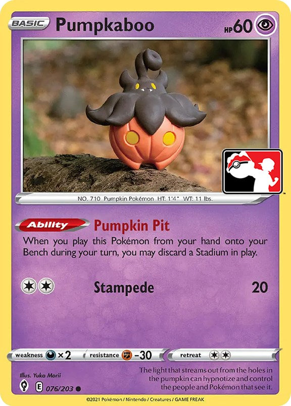 Pumpkaboo (076/203) [Prize Pack Series One] | Jomio and Rueliete's Cards and Comics