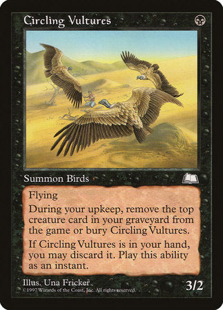 Circling Vultures [Weatherlight] | Jomio and Rueliete's Cards and Comics