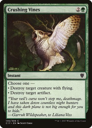 Crushing Vines [Commander 2017] | Jomio and Rueliete's Cards and Comics