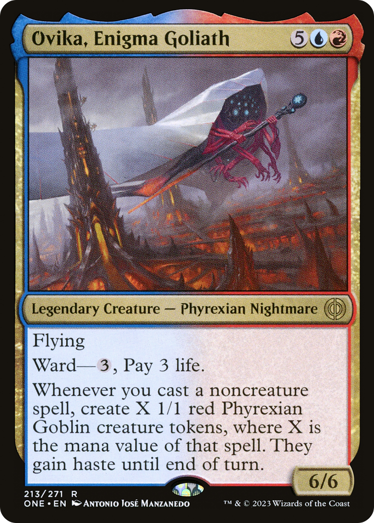 Ovika, Enigma Goliath [Phyrexia: All Will Be One] | Jomio and Rueliete's Cards and Comics