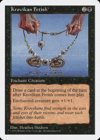 Krovikan Fetish [Fifth Edition] | Jomio and Rueliete's Cards and Comics
