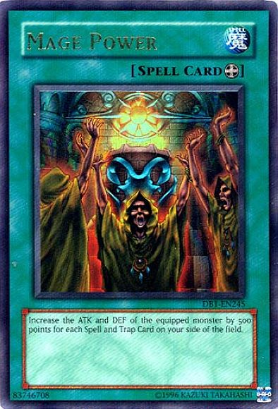 Mage Power [DB1-EN245] Ultra Rare | Jomio and Rueliete's Cards and Comics