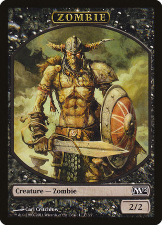 Zombie Token [Magic 2012 Tokens] | Jomio and Rueliete's Cards and Comics